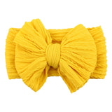 Baby Girl Bows Headband Newborn Turban Hairbands Kids Red Head Band Outdoor Toddler Children HeadWrap Hair Accessories
