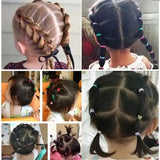 1000pcs Girls Elastic Hair Bands Nylon Rubber Band Headband Hair Accessories Kids Ponytail Holder Bands Kids Ornaments