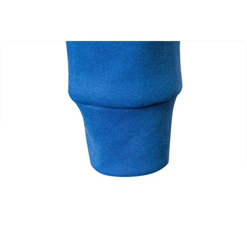 2023 Autumn and Winter New European and American Solid Color Fleece Sweater Pants Men's Casual Zipper Sports Hat Set
