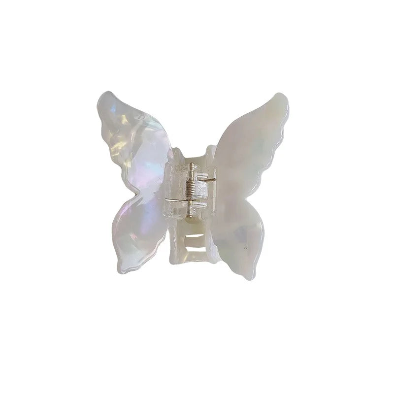 1pc Super Fairy New Style Colorful Butterfly Hair Clip Mermaid Ji Grab Clip Hair Accessories Disc Hair Grab Acetate Clip