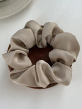 Silk Scrunchie Elastic Hair Bands Solid Color Women Girls  Headwear Fashion Headband Ponytail Holder Hair Accessories
