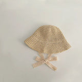 Children's Summer Hat Sunshade Lace Straw Baby Girl Cap Girls Baby Sunscreen Beach Hat