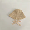 Children's Summer Hat Sunshade Lace Straw Baby Girl Cap Girls Baby Sunscreen Beach Hat