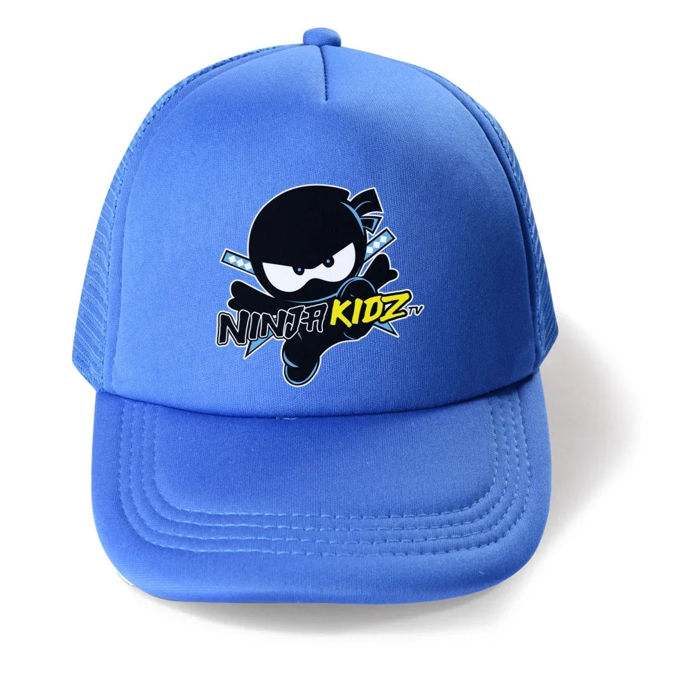 2024 New Cute NINJA KIDZ Baby Hat Kids Boy Adjustable Baseball Caps Boys Girls Hats Children Snapback Hip-Hop Sun Hat