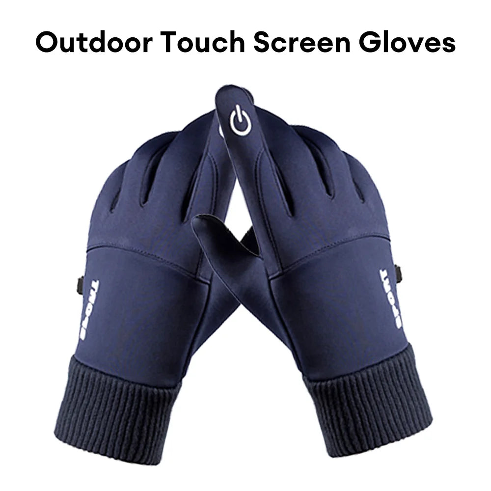 Winter Waterproof Women's Gloves Touchscreen Windproof Sports Fishing Driving Motorcycle Ski Non-slip Warm Cycling Men Gloves