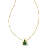 YEEVAA Christmas Series Snowflake/Holiday Tree/Candy Cane Short Pendant Necklace, Fashion Jewelry for Women
