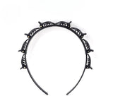 New Double Band Headbands for Women Hairstyle Fashion Non-Slip Hair Bands with Clips  Bezel Hair Hoop Hair Headwear 머리띠
