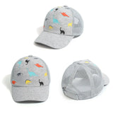 Printed Dinosaur Kids Sun Hat Toddler Baseball Hat for Baby Boys Girls Cap Age 0-5Y Sun Hat