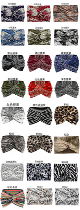 Twisted Wide Headbands for Women Extra Large Turban Workout Headband Fashion Yoga Hair Bands Boho Twisted Thick Hair Accessories