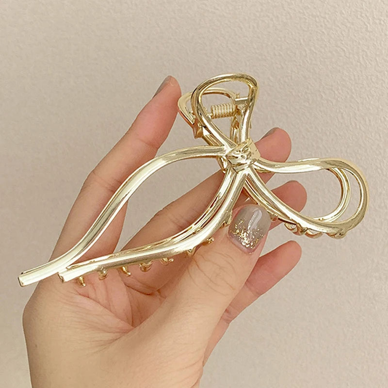2023 New Fashion Metal Geometric Hair Claw Clip Trendy Hair Clips Hair Clamps Hairpins Party Hair Accessories For Women Headwear