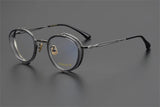 Exquisite Titanium Handmade Glasses Frame Mens Women Retro Square Spectacle Frames Eyeglasses Japanese Design Oval Round Eyewear