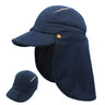 Connectyle Boys Girls Kids Summer UPF 50+ Sun Protection Cap Adjustable Quick Dry  Detachable Fishing Hat with Neck Flap