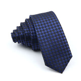 Slim Ties For Men Women Skinny Striped Plaid Paisley 5cm Necktie Casual Wear For Party Wedding Narrow Collar Male Tie Accessorie