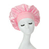 2PCS Milk Imitation Silk Wide Brim Satin Cloth Women's Hair Hat Bonnet Elastic Band Headwear bonnets for women