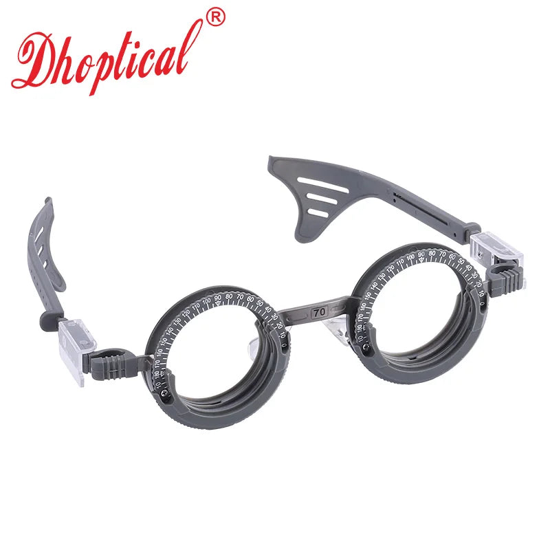 Pure Titanium Trial Frame Optometry Frame Multi Pupil Adjustable Lens Leg Eye Distance Measurement 3 Lenses By Dhoptical