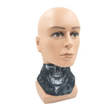 Seamless Face Bandana for Men Women Skull Printing Breathable Halloween Decor Neck Gaiter for Cycling Fishing Undercap Scarf