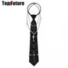 customized Women Men Gothic Punk Pre-Tied Y2K Girl Boys Ties steampunk Rock designer custom-made Necktie Accessories Wholesale