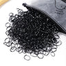 1000Pcs/Pack Disposable Elastic Hair Bands Colorful Scrunchie Girls Rubber Band Ponytail Holder Kids Hair Accessories Hair Ties