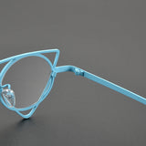Ultra Light Pure Titanium Inverted Triangle Glasses Frame Female New Multi-color Personality Myopia Reading Prescription Eyewear