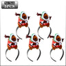5PCS Headband Cartoon Mouse Hairband New Cartoon Plush Doll Headband French Wide-brim Hairpin Photo Headwear Creative Girl Gift