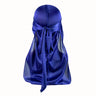 Men's Silk Durag Bonnet Bandana Silky Du Rag Doo Rag Long Tail Waves Cap