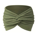 Women Sport Headbands African Wide Hair Wrap Turban Twist Headband for Women Workout Stretch Non-slip Sweatband Hairbands