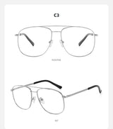 Pure Titanium Eyeglass frames Men Ultralight Square Men's Glasses Frames Business Decorative Eyewear Titanium Fake Eyepieces Men