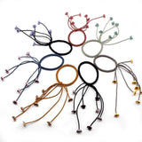 Handmade Cute Fashion Elastic Flower Ribbon Hair Ropes Rubber Band Hair Accessories Hair Ties
