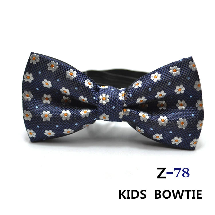 53 Color Children's Bow Tie Fashion Jacquard Baby Neckties Tie Baby Kid Kids Classical Pet Striped Butterfly Elastic Cord BowTie