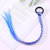 New Girls Colorful Wigs Ponytail Headbands Rubber Bands Beauty Hair Bands Headwear Kids Hair Accessories Head Band Hair Ornament