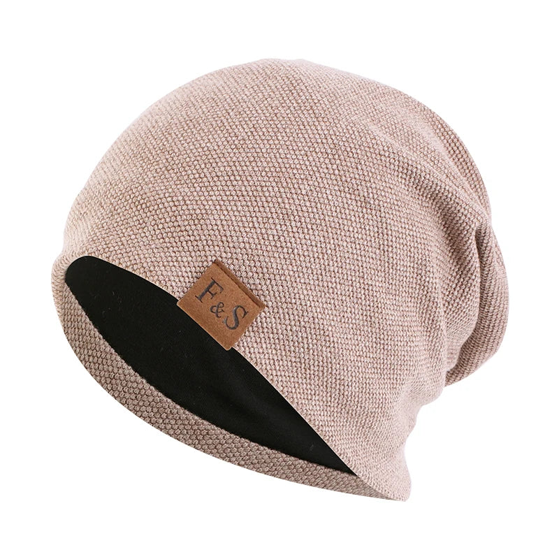 Unisex Beanie Cotton Night Sleep Cap Bonnet Chemo Hat Headwear Turban Baggy Hair Care Nightcap Pullover Hat Solid Colo Men Women