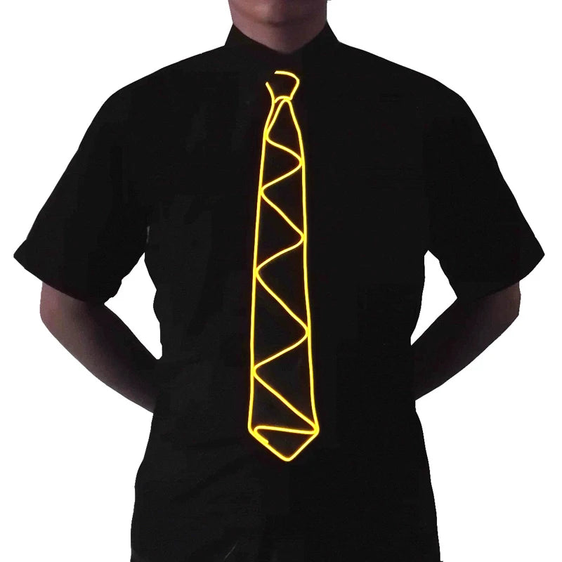 LED Acrylic Bow Tie Light up LED Men Bow Tie Luminous Bow tie Costume Men Ties DJ Dance Glow Decoration Novelty Gift LED Cravat