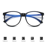 Transparent Anti-blue Light Glasses Oval Frame Computer Glasses Women Men Eyewear Blocking Glasses Optical Spectacle Eyeglases