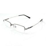 Titanium Metal Alloy flexible Half-rim optical eye glasses frames spectacle frame points prescription eyeglasses oculos de grau