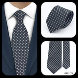 LYL 7CM Luxury Jacquard Red Dots Business Necktie Western Accessories Wedding Guest Gift Bolus Tie Items