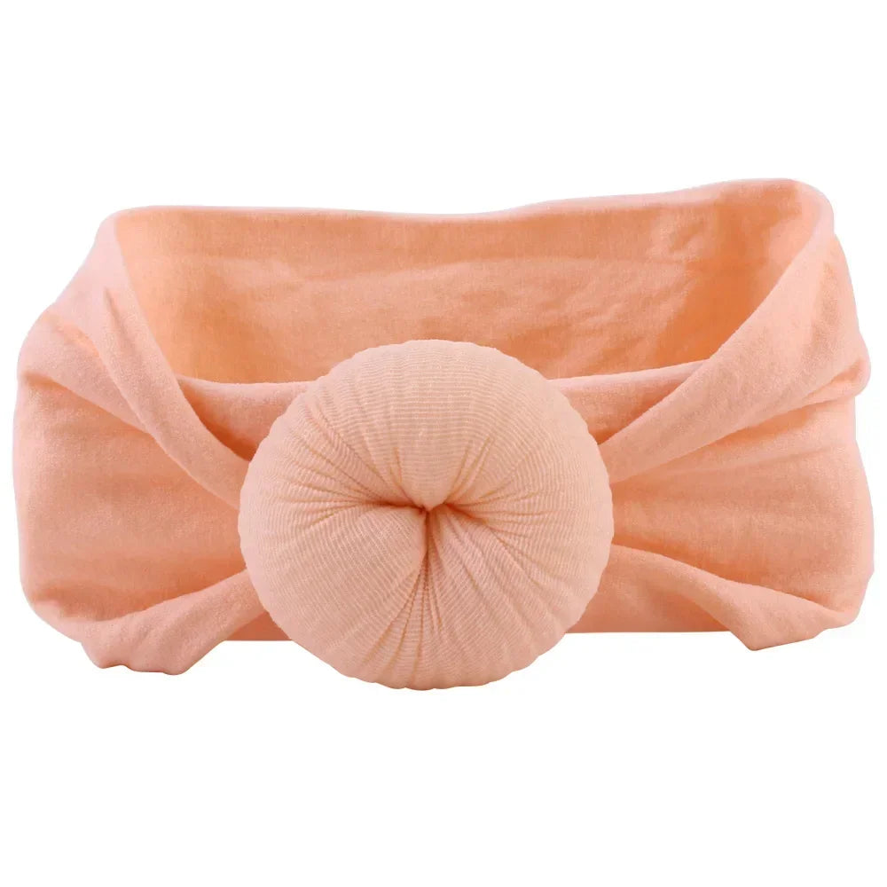 Baby Headband Newborn Girl Headbands Infant Turban Toddler Hair Accessories Nylon Cotton Headwrap Hair Band Cute Kawaii Soft