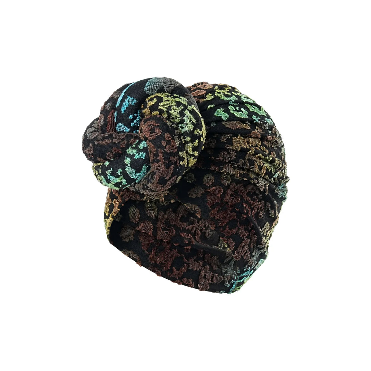 2024 African Pattern Floral Print Turban for Women Pre-Made Top Knot Head Wraps Flower Stretch Hijab Chemo Cap Headscarf Beanie