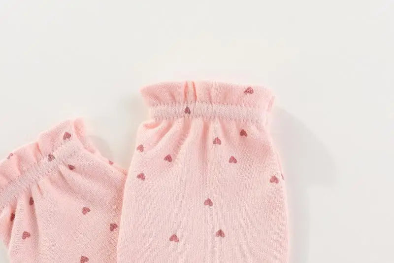 Unisex Newborn Cotton Baby Boys Sleep Headwear Solid Color Fitted Hats+Gloves Set Baby Girls Nightcap Cartoon Baby Accessories
