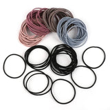 New Color Nylon Elastic Hair Tie Rubber Band for Women Men Thin Hairbands Ponytail Holder Hair Accessories