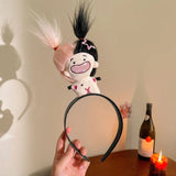 Ratatouille Hairband Cute Headband Kawaii Plush Hair Accessory Color Doll Wide-Brimmed Hairpin Creativity Headdress Gift
