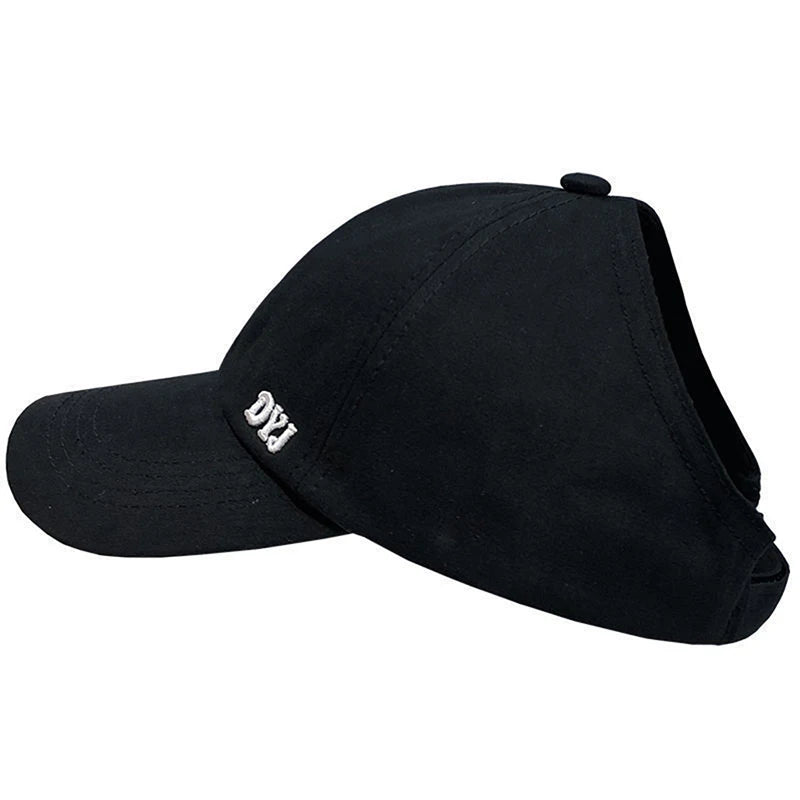 Baseball cap Snapback ponytail half empty top cap kpop hat women sun protection sunshade sports hat casual