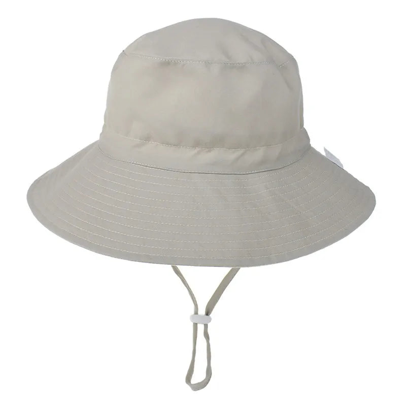 Summer Baby Sun Hat Baby Sun Hat for Girls and Boys Outdoor Anti UV Kids Beach Caps Bucket Cap
