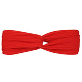 Headbands For Women Girls Top Knot Stretchy Headband Boho Twisted Criss Cross Hair Bands Knitted Cotton Turban Hair Accessories