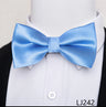 Fashion Brand Brand Silk Bow Tie Dark Blue Man Dot Wedding Accessories lover's day Fit Formal Party