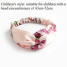 European and American silk elastic elastic cross headband, stylish, simple and versatile headband for parents and children