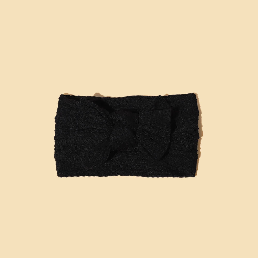 Baby Accessories For Newborn Toddler Kids Baby Girl Boy Headband Nylon Jacquard Hair bandand Solid Colour Elastic Hair Accessori