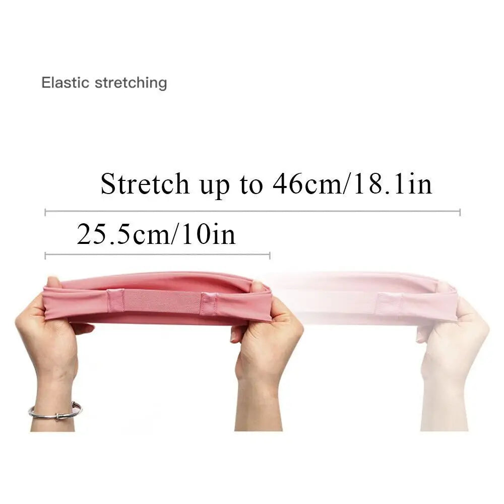 Elastic Yoga Headband Multi-functional Widened Non-Slip Sports Turban Hair Accessories Solid Color Headscarf Women Men