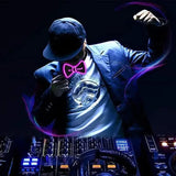 NEW Tie Bow LED Lights Suspenders Festival Party Supplies Crazy Wedding Party Time Woman Suspenders Hangers for Men SD01