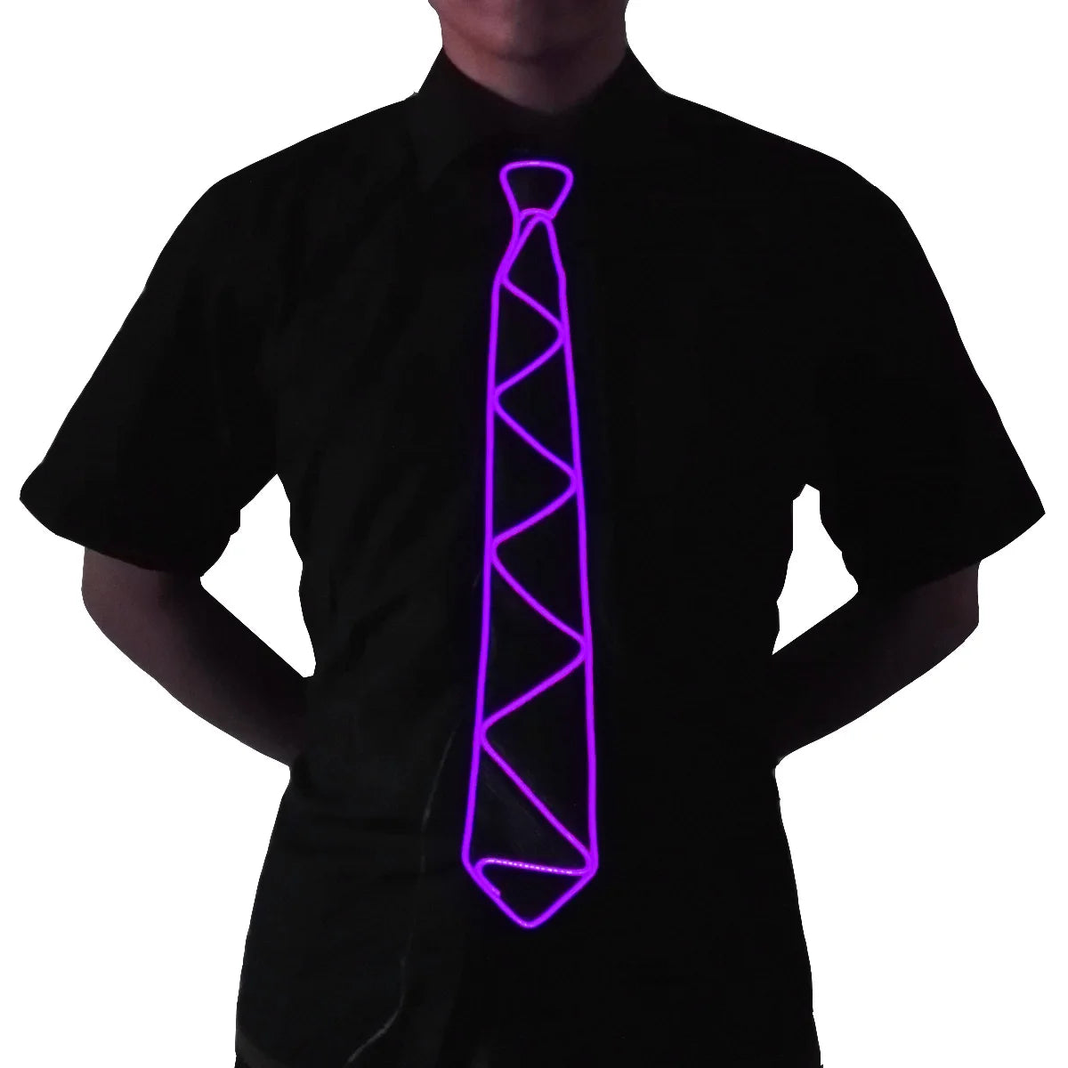 LED Acrylic Bow Tie Light up LED Men Bow Tie Luminous Bow tie Costume Men Ties DJ Dance Glow Decoration Novelty Gift LED Cravat