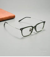 High Quality Luxury Glasses Ultra Light Pure Titanium Men's Eyeglass Frames High-Quality Acetate Prescription Eyeglass Frames